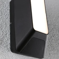 Paulmann Aplique de exterior LED Merano, sensor, antracita