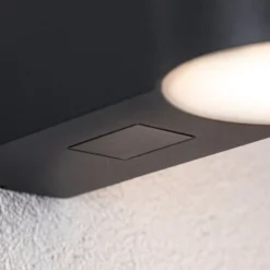 Paulmann Aplique de exterior LED Sienna, aluminio, sensor