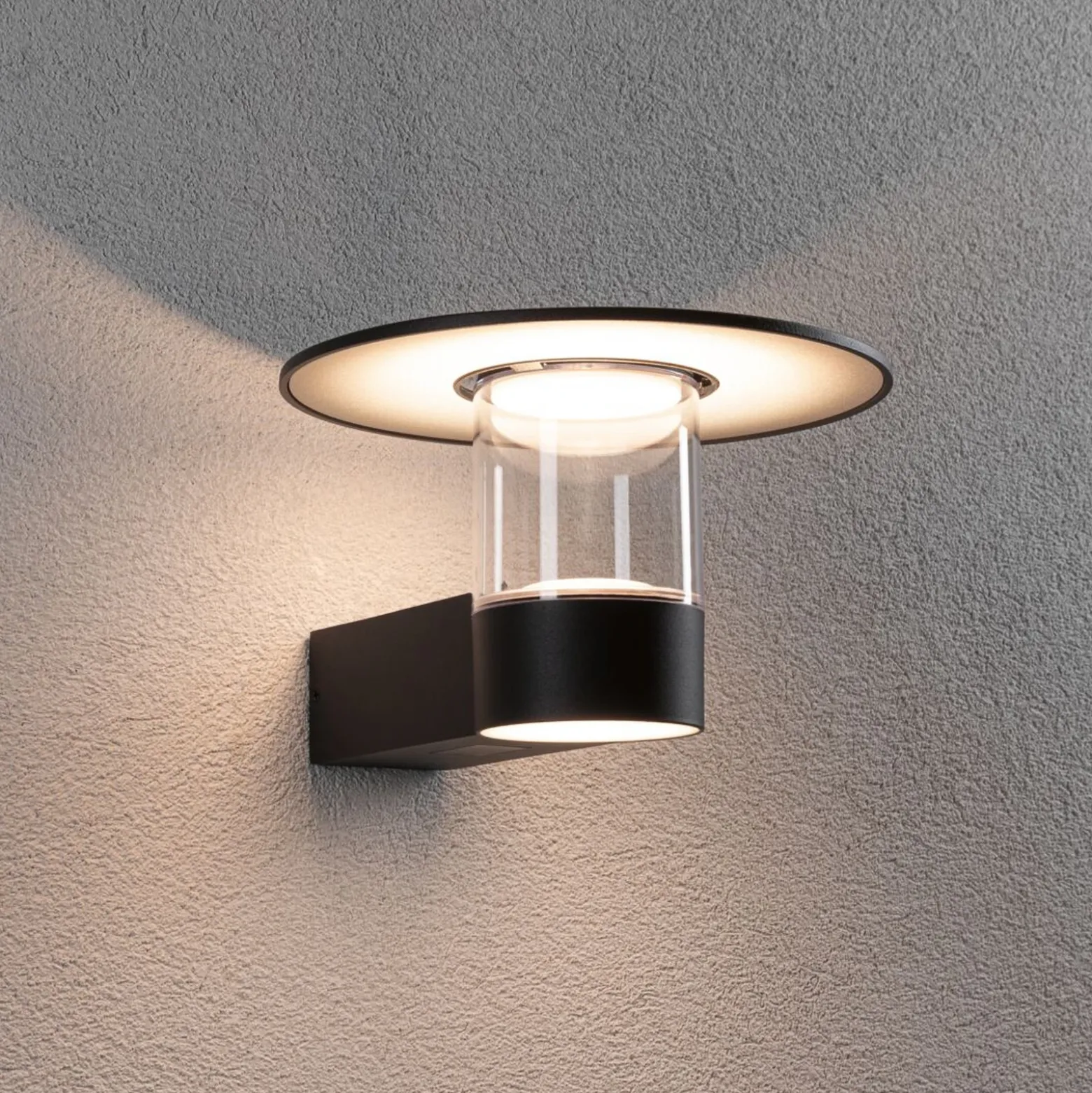 Paulmann Aplique de exterior LED Sienna, aluminio, sensor