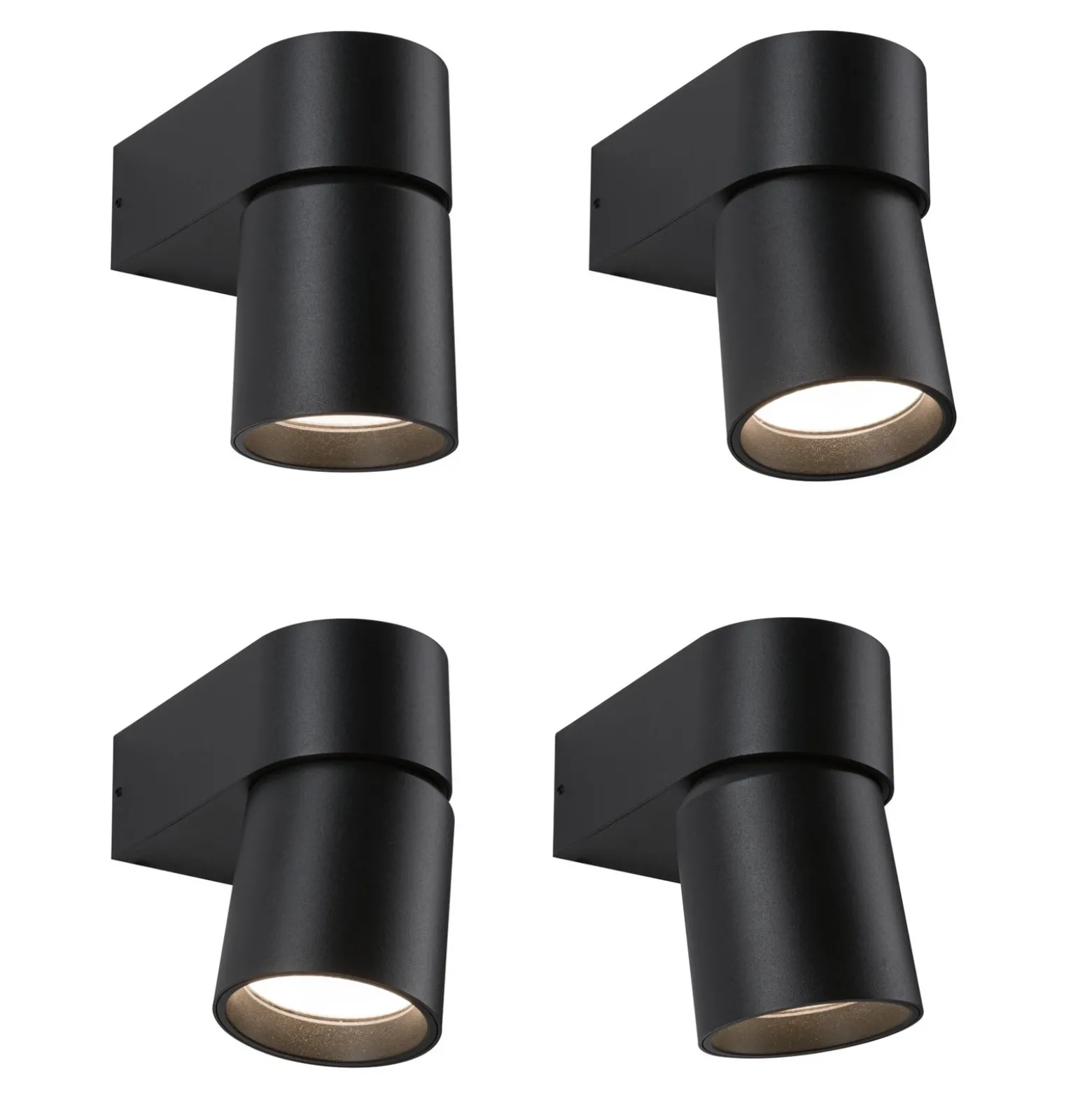 Paulmann Aplique de exterior LED Kimu, antracita, 3.000 K
