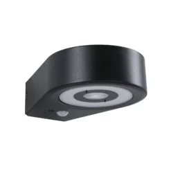 Paulmann aplique de pared LED con sensor Silma antracita 1 luz IP44