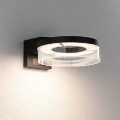 Paulmann aplique LED para exterior Capera, antracita, IP44