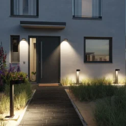 Paulmann Aplique LED para exterior Capea Grand antracita 16 cm IP44