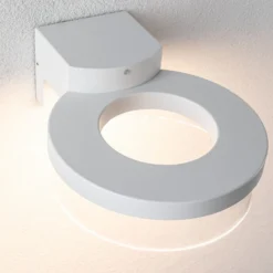 Paulmann aplique LED para exterior con sensor Capera blanco metal IP44