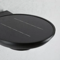 Paulmann aplique LED para exterior con panel solar Bordola, sensor, antracita