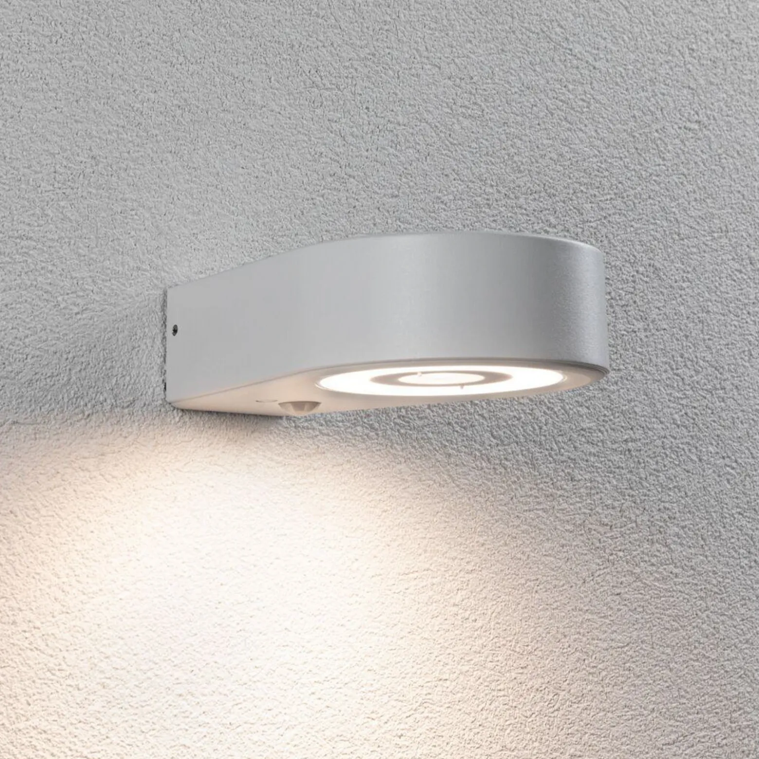 Paulmann aplique LED para exterior con sensor Silma blanco 1 luz IP44