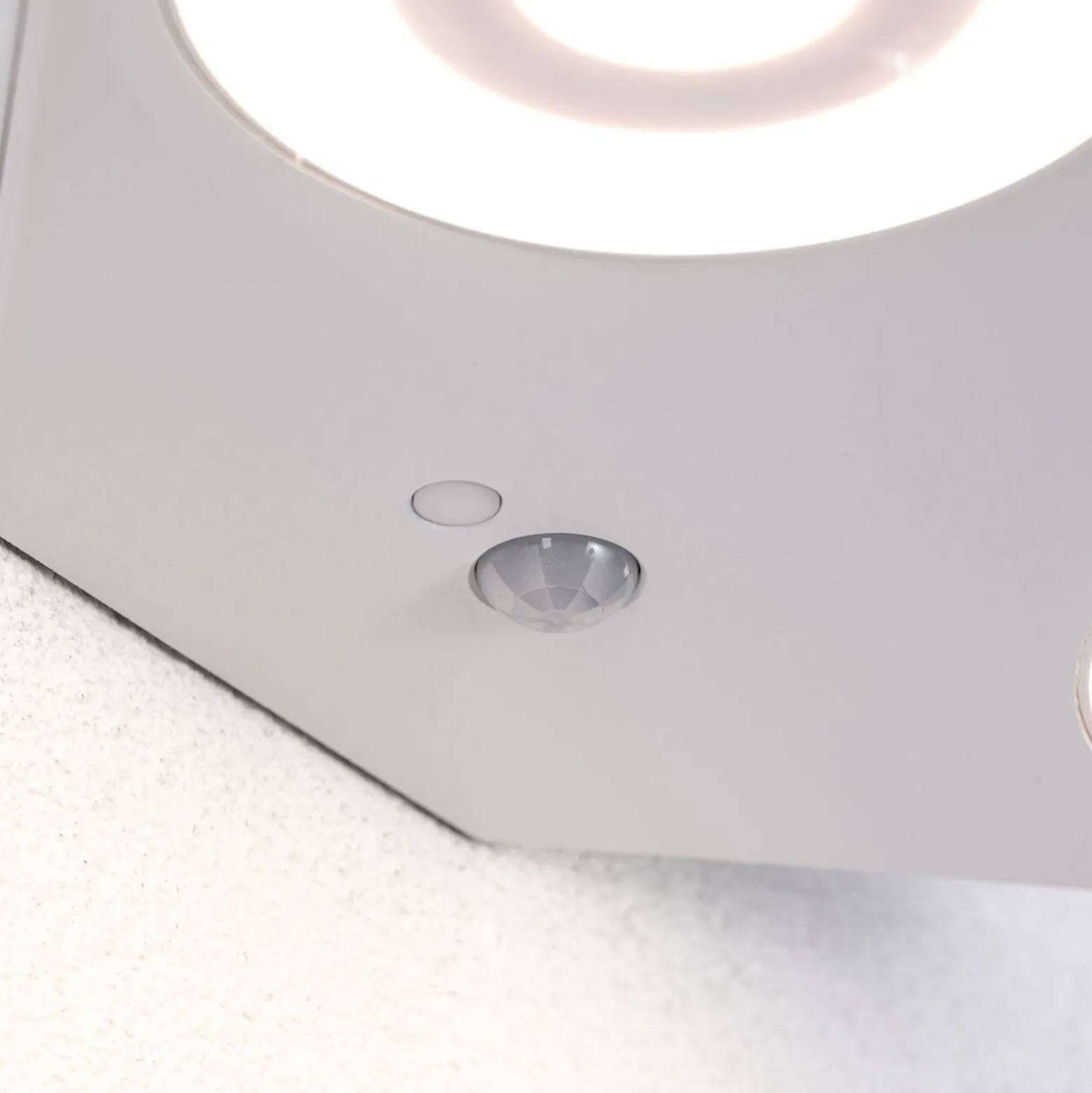 Paulmann aplique LED para exterior con sensor Silma blanco 2 luces IP44