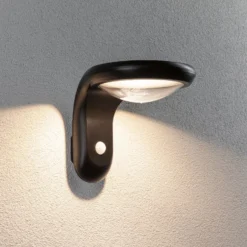 Paulmann aplique LED para exterior Diskola, sensor, antracita
