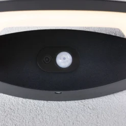 Paulmann aplique LED para exterior con sensor Akena, 3000 K, antracita