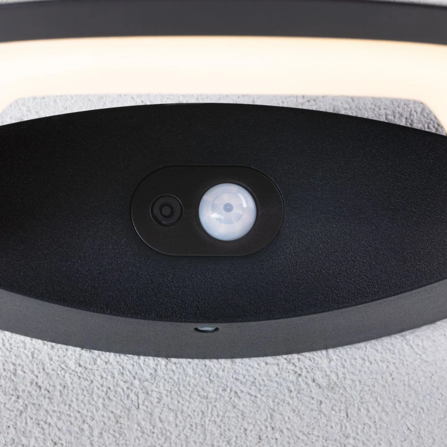 Paulmann aplique LED para exterior con sensor Akena, 3000 K, antracita