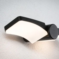 Paulmann aplique LED para exterior Pekana, antracita 30 cm aluminio IP44