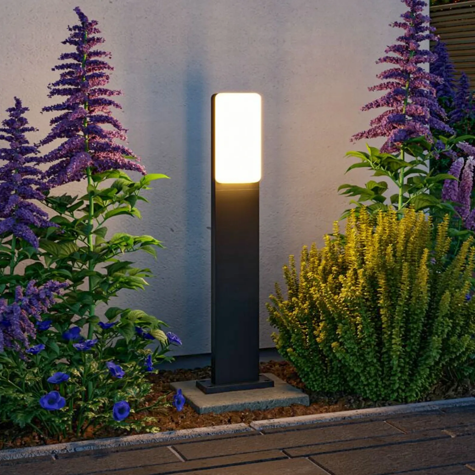 Paulmann Bolardo luminoso LED Bonnie, aluminio, antracita