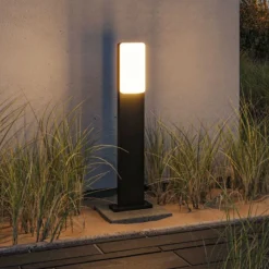 Paulmann Bolardo luminoso LED Bonnie, aluminio, antracita