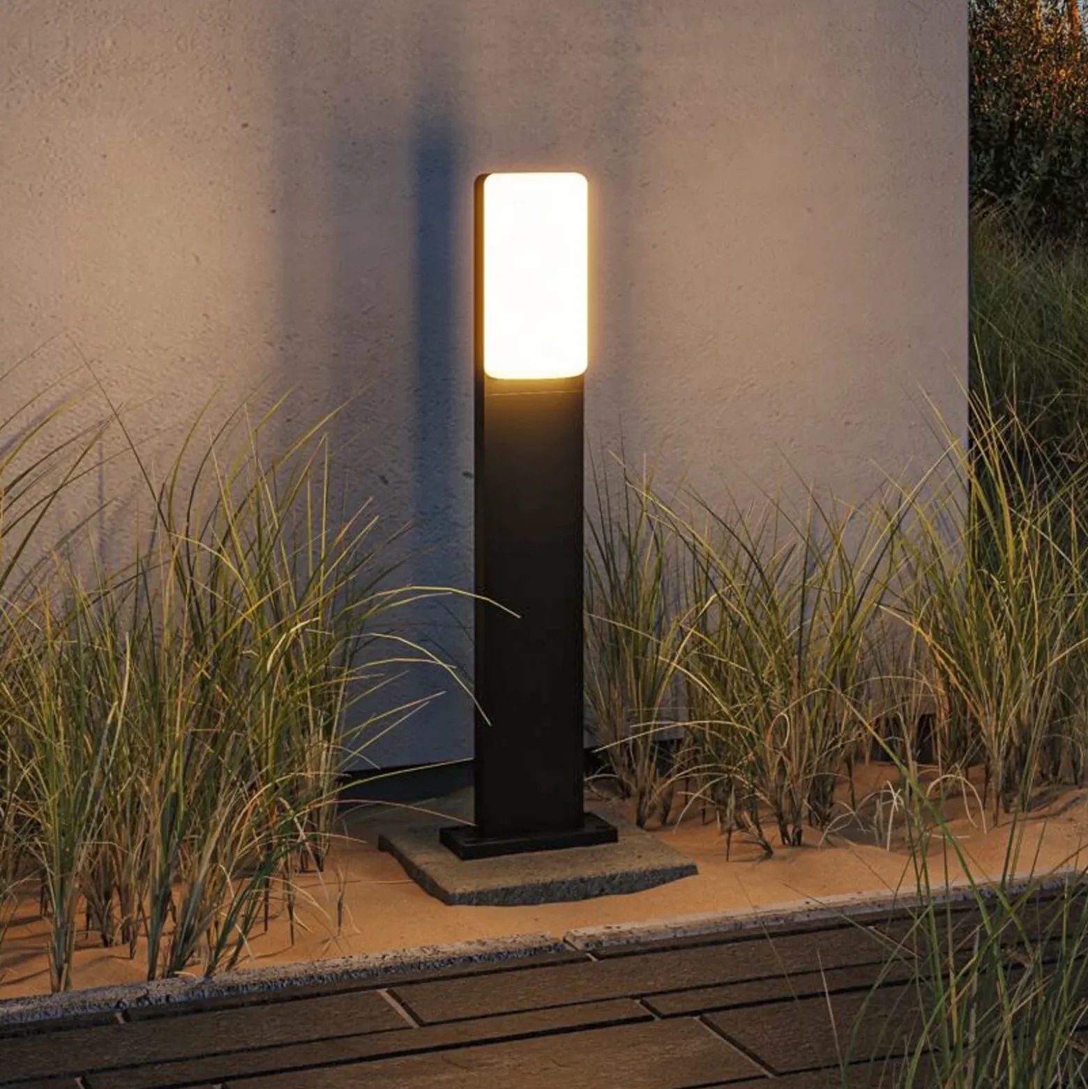 Paulmann Bolardo luminoso LED Bonnie, aluminio, antracita