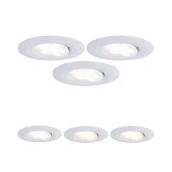 Paulmann Calla, blanco, con interruptor de encendido/apagado y orientable, CCT,
