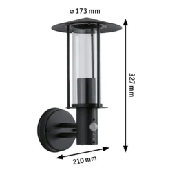 Paulmann Classic aplique de exterior con sensor
