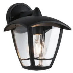 Paulmann Classic curved aplique exterior, abajo