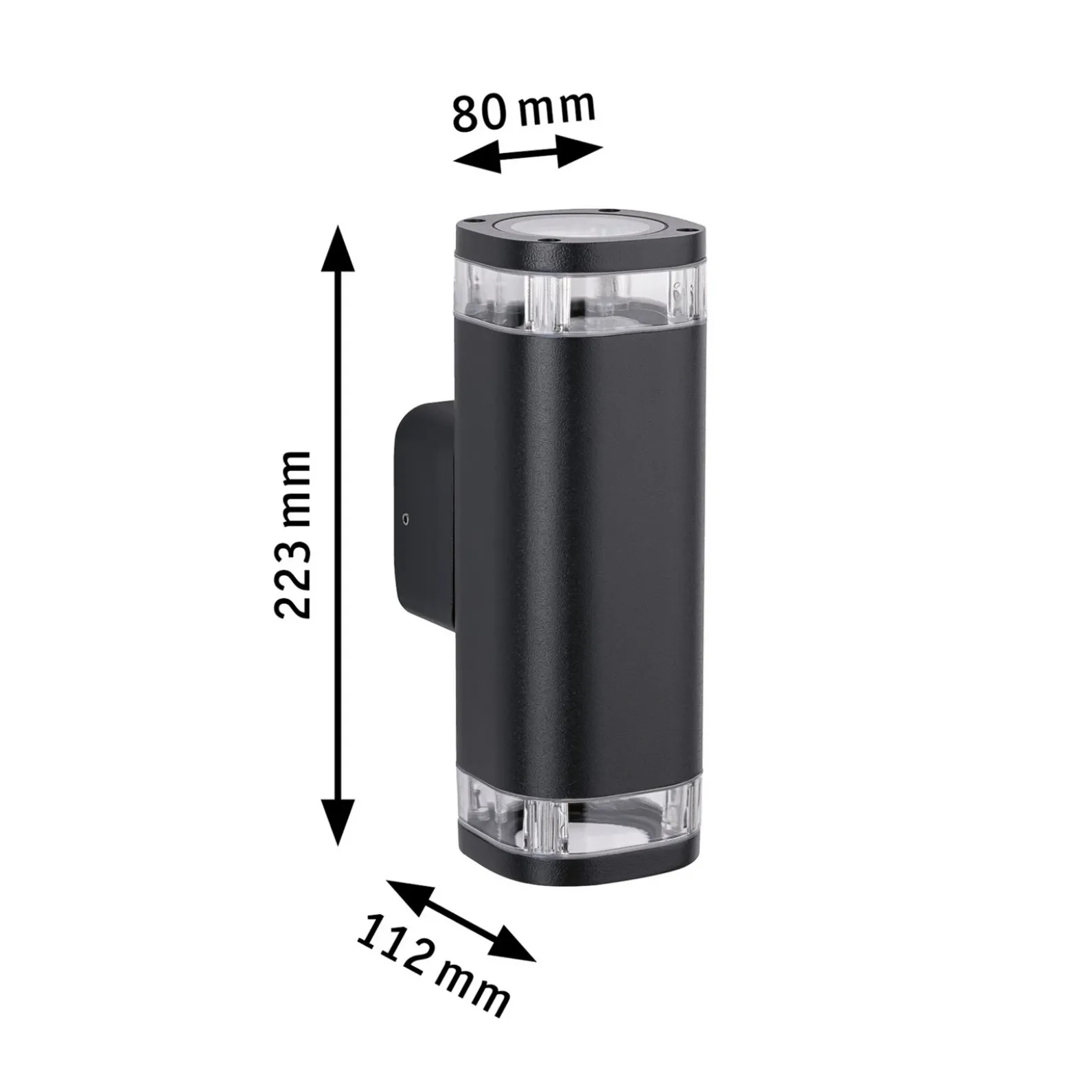 Paulmann Colum aplique para exterior 2 luces