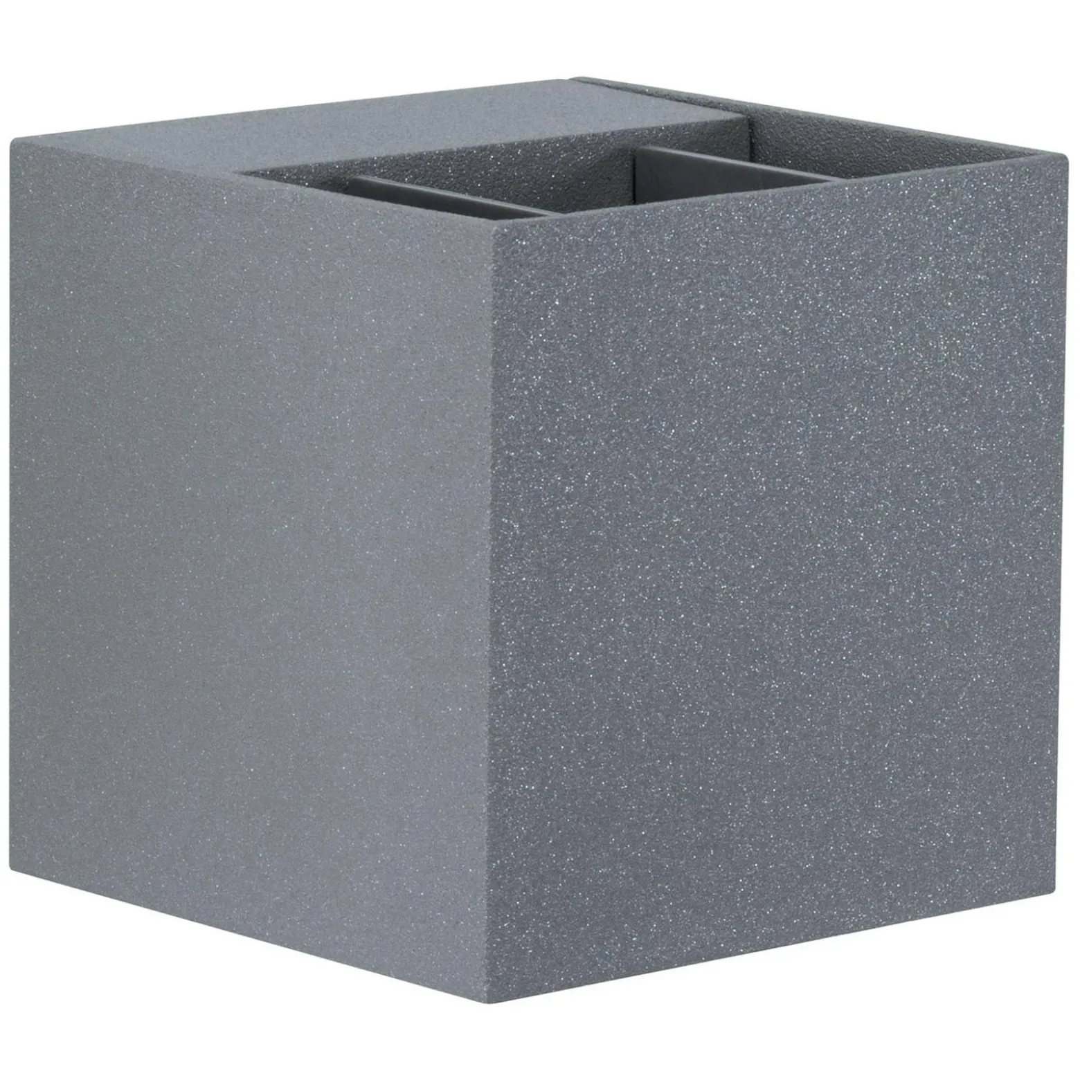 Paulmann Cybo aplique LED para exterior, 2700 K, 8 x 8 cm, gris