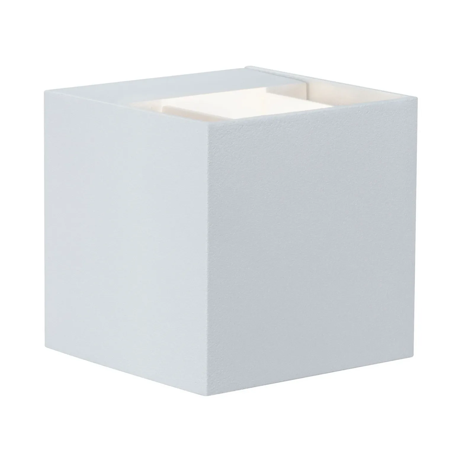 Paulmann Cybo Aplique LED para exteriores, 2.700 K, 8 x 8 cm, blanco