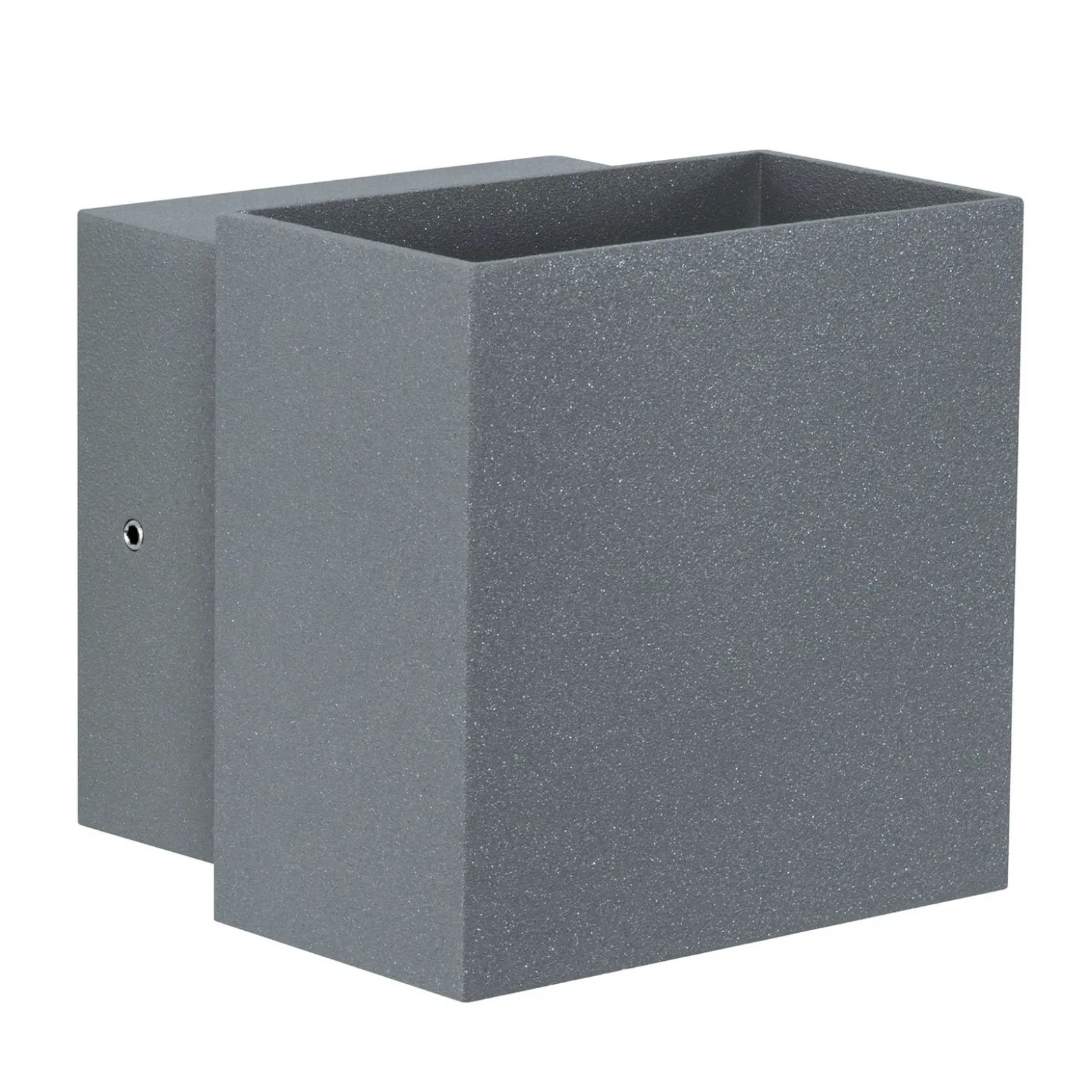 Paulmann Cybo Aplique LED para exteriores, 2.700 K, 10x10 cm, gris