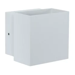Paulmann Cybo Aplique LED para exteriores, 2.700 K, 10x10 cm, blanco