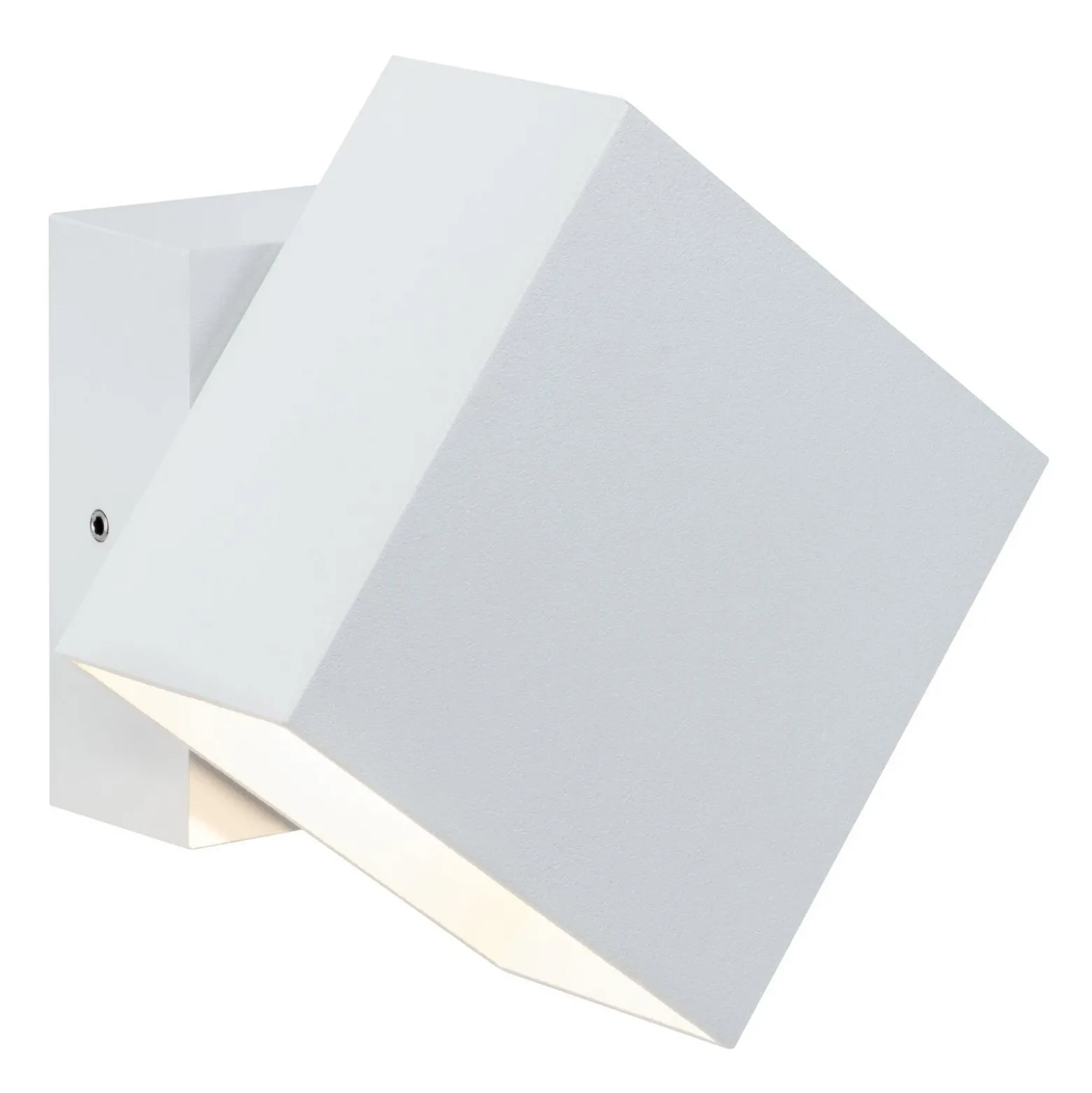 Paulmann Cybo Aplique LED para exteriores, 2.700 K, 10x10 cm, blanco