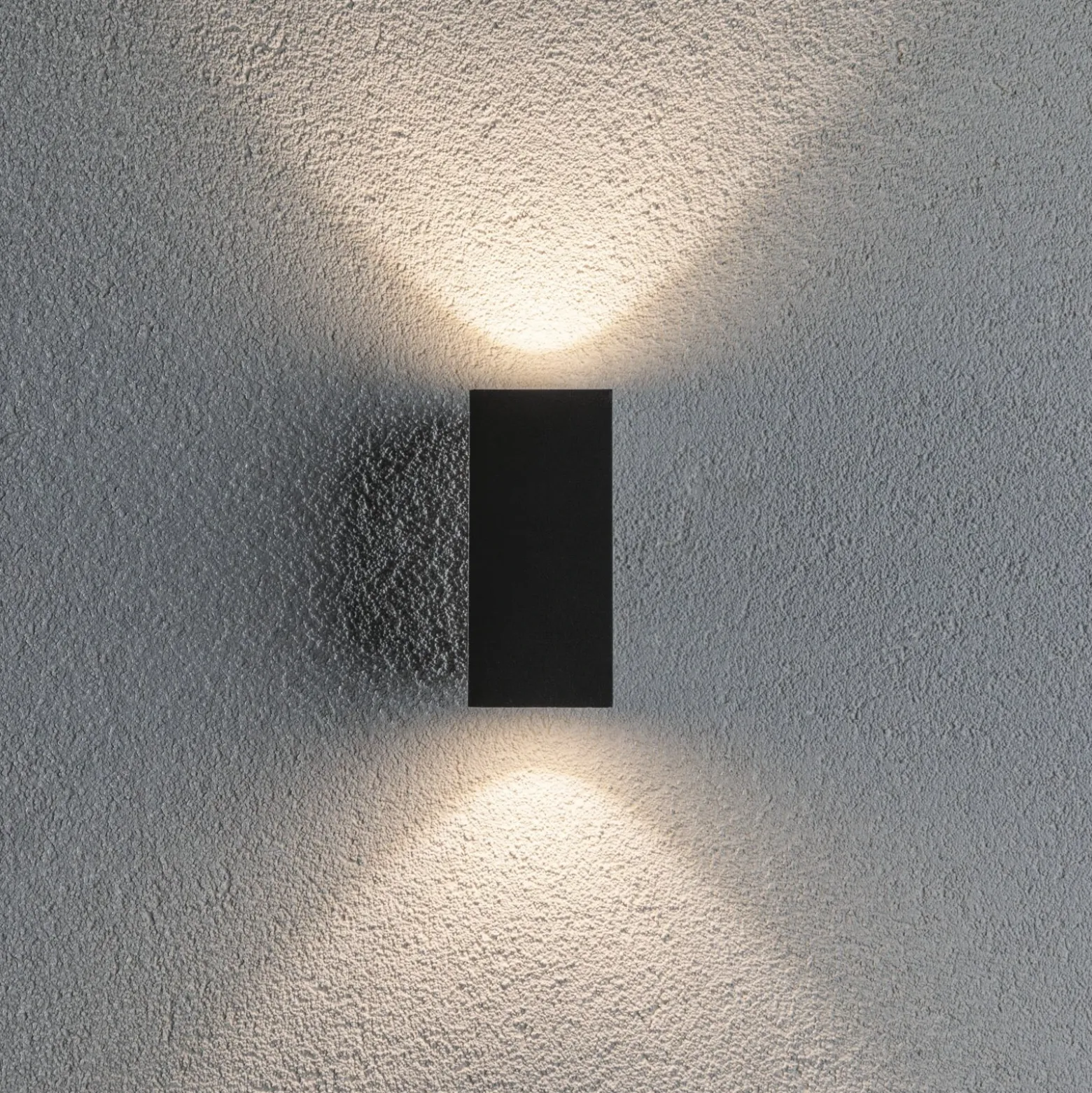 Paulmann Flame aplique 2 luces 12,8cm antracita