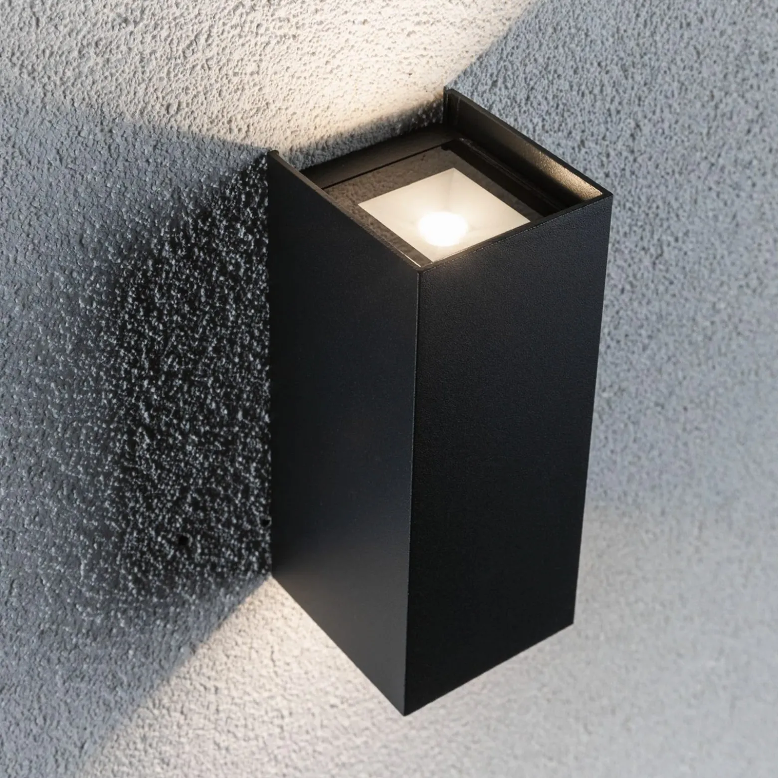 Paulmann Flame aplique 2 luces 15,5cm antracita