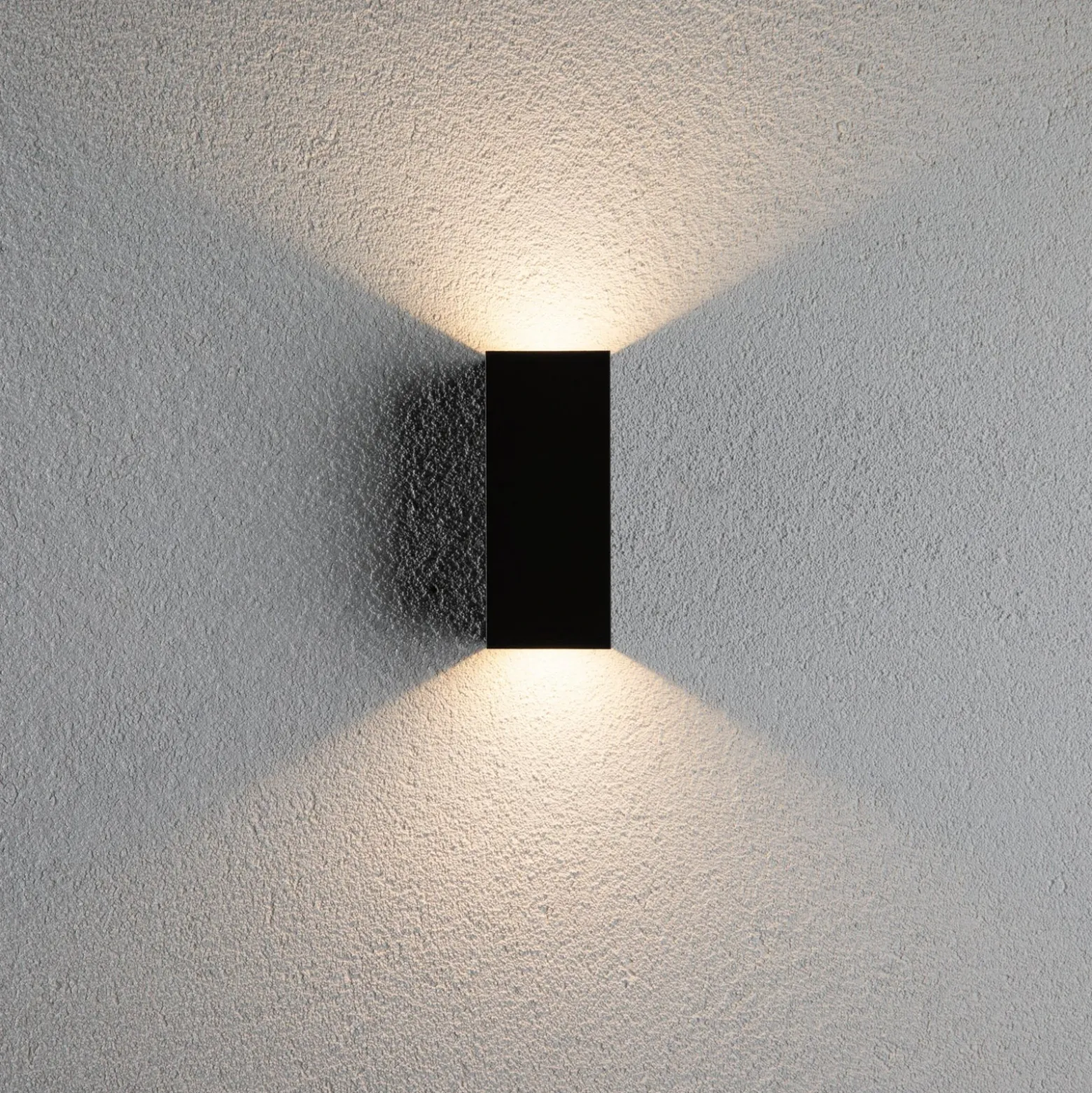 Paulmann Flame aplique 2 luces 15,5cm antracita