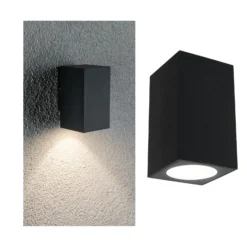 Paulmann Flame aplique 1 luz 10,3cm antracita