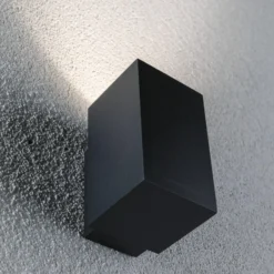 Paulmann Flame aplique 1 luz 10,3cm antracita