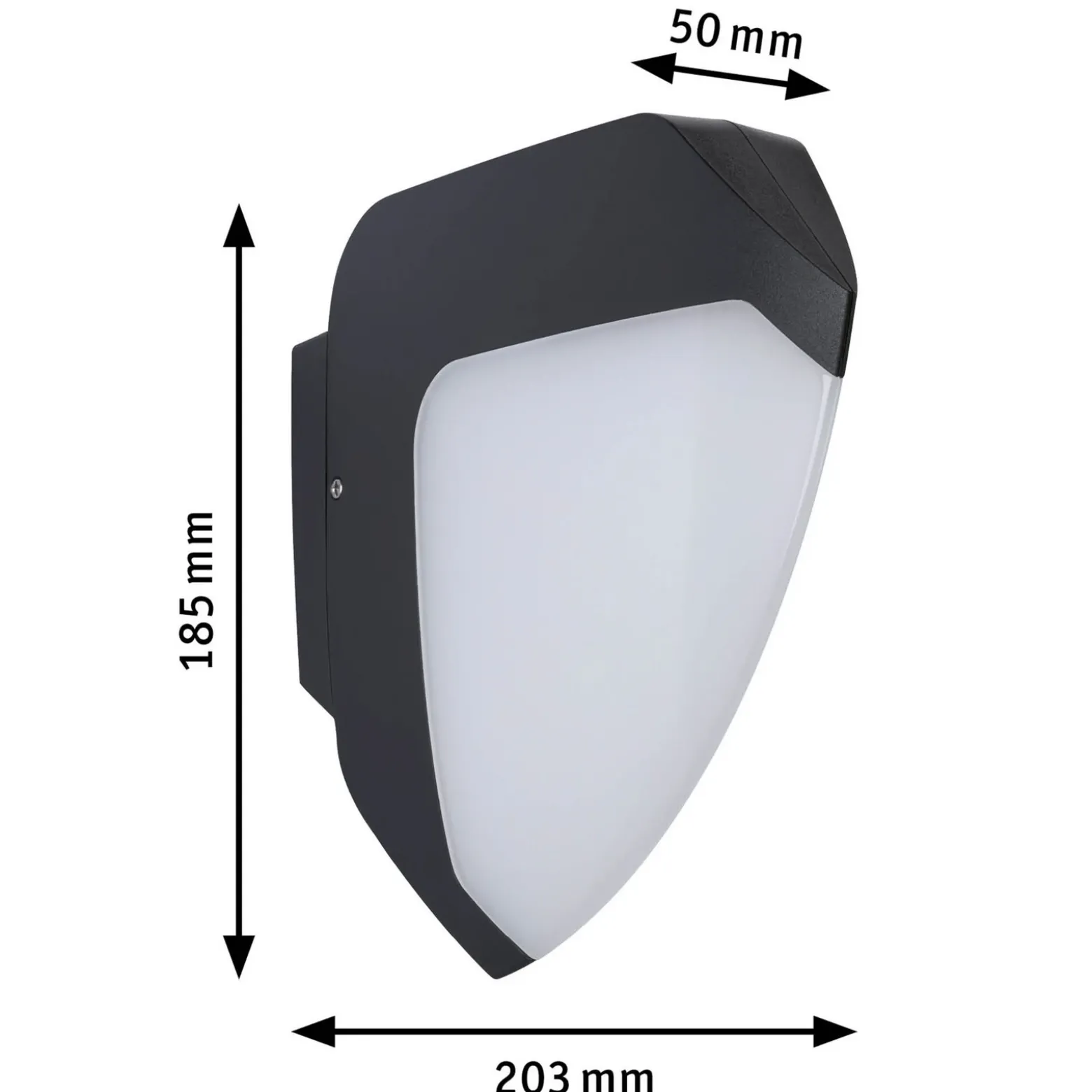 Paulmann Ikosea Aplique LED para exterior, ZigBee 3.0