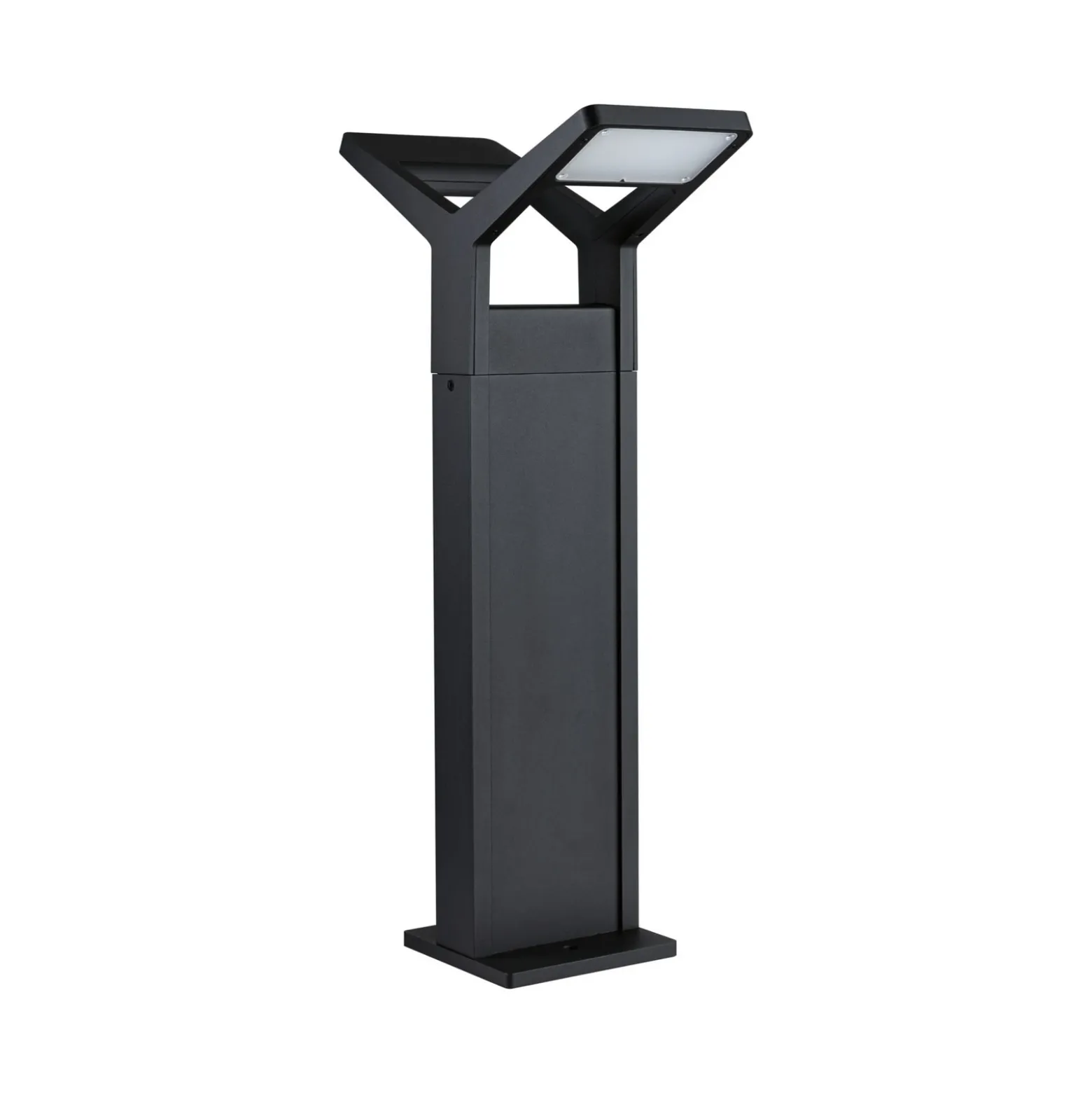 Paulmann Juntea bolardo luminoso LED, antracita, sensor, 2 luces.