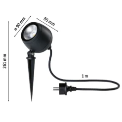 Paulmann Kikolo Foco con pica LED 8W 3.000K 60°