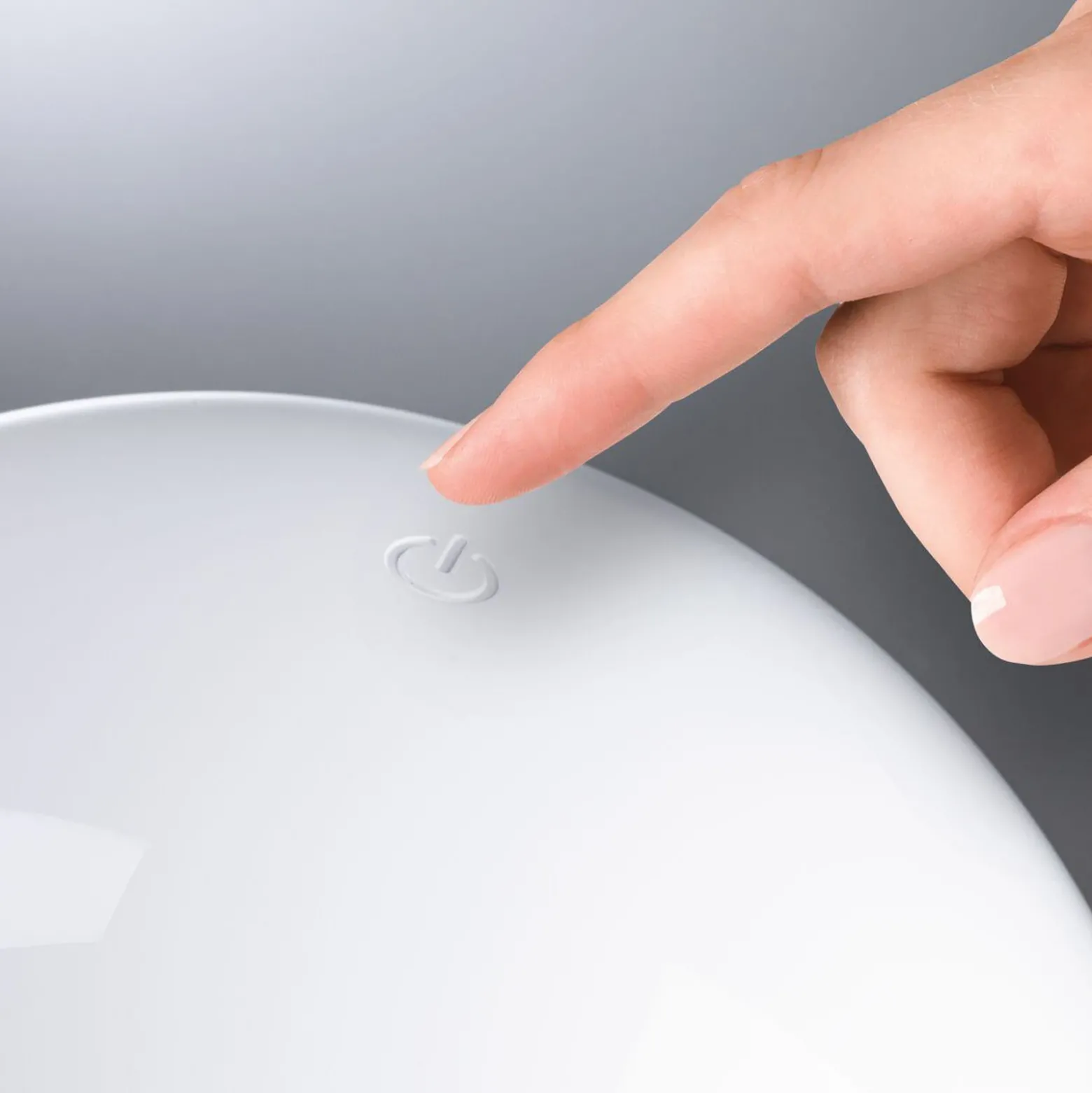 Paulmann lámpara de mesa LED recargable Onzo, blanca, plástico, IP44