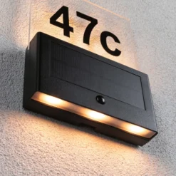 Paulmann Neda aplique LED, número de casa solar