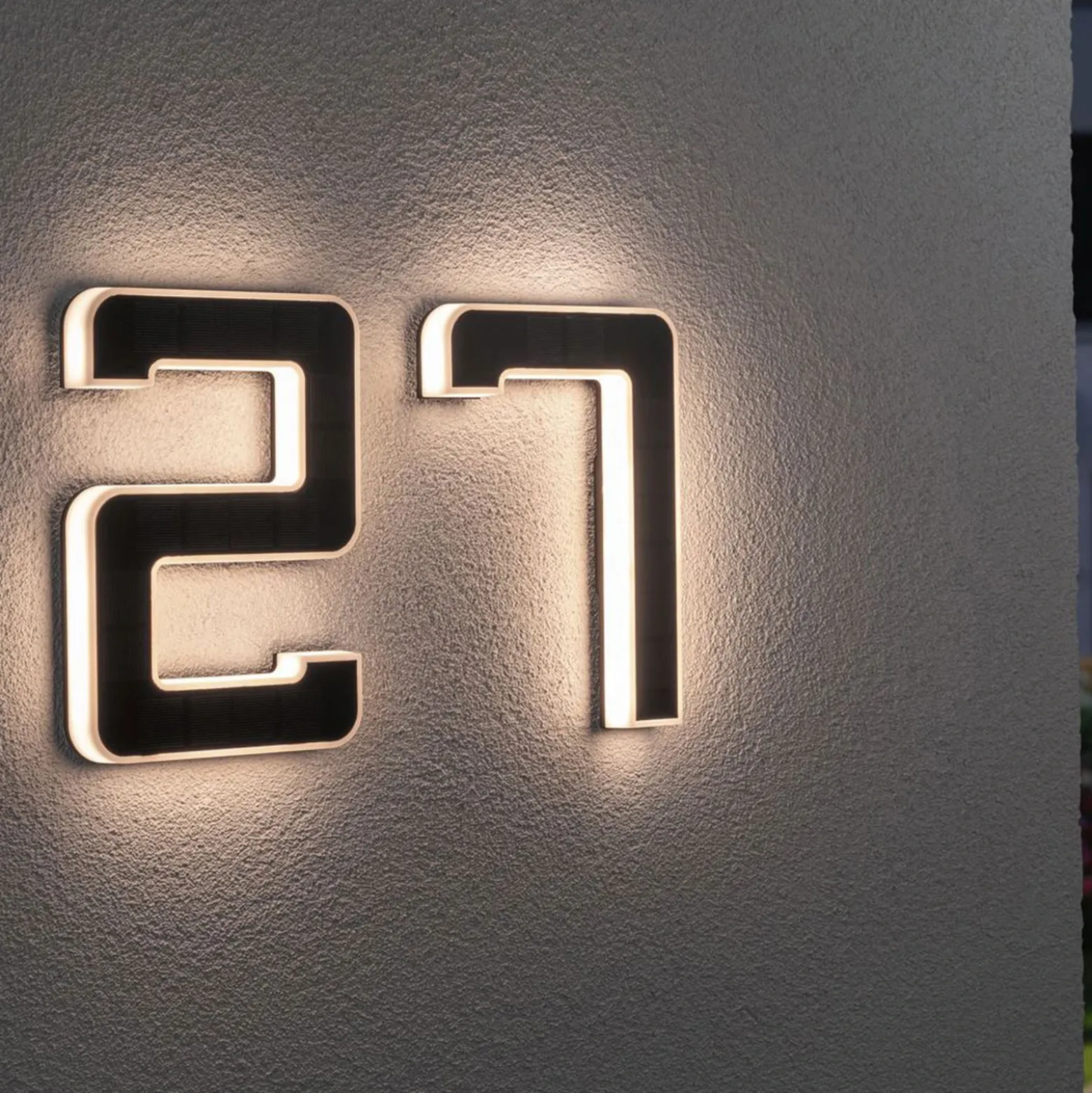 Paulmann número de casa LED solar 8