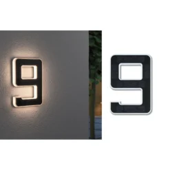 Paulmann número de casa LED solar 9