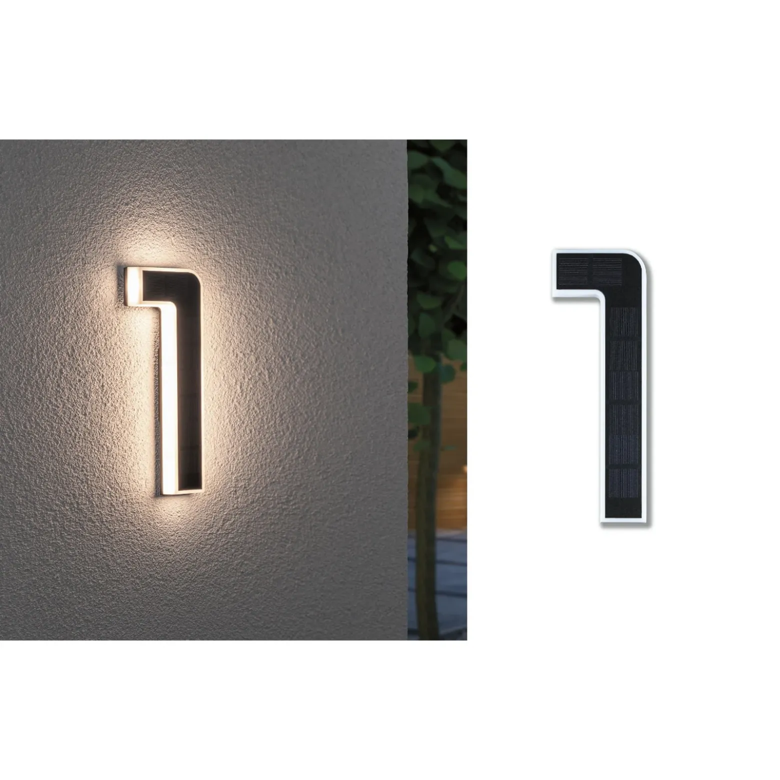 Paulmann número de casa LED solar 1