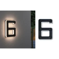 Paulmann número de casa LED solar 6