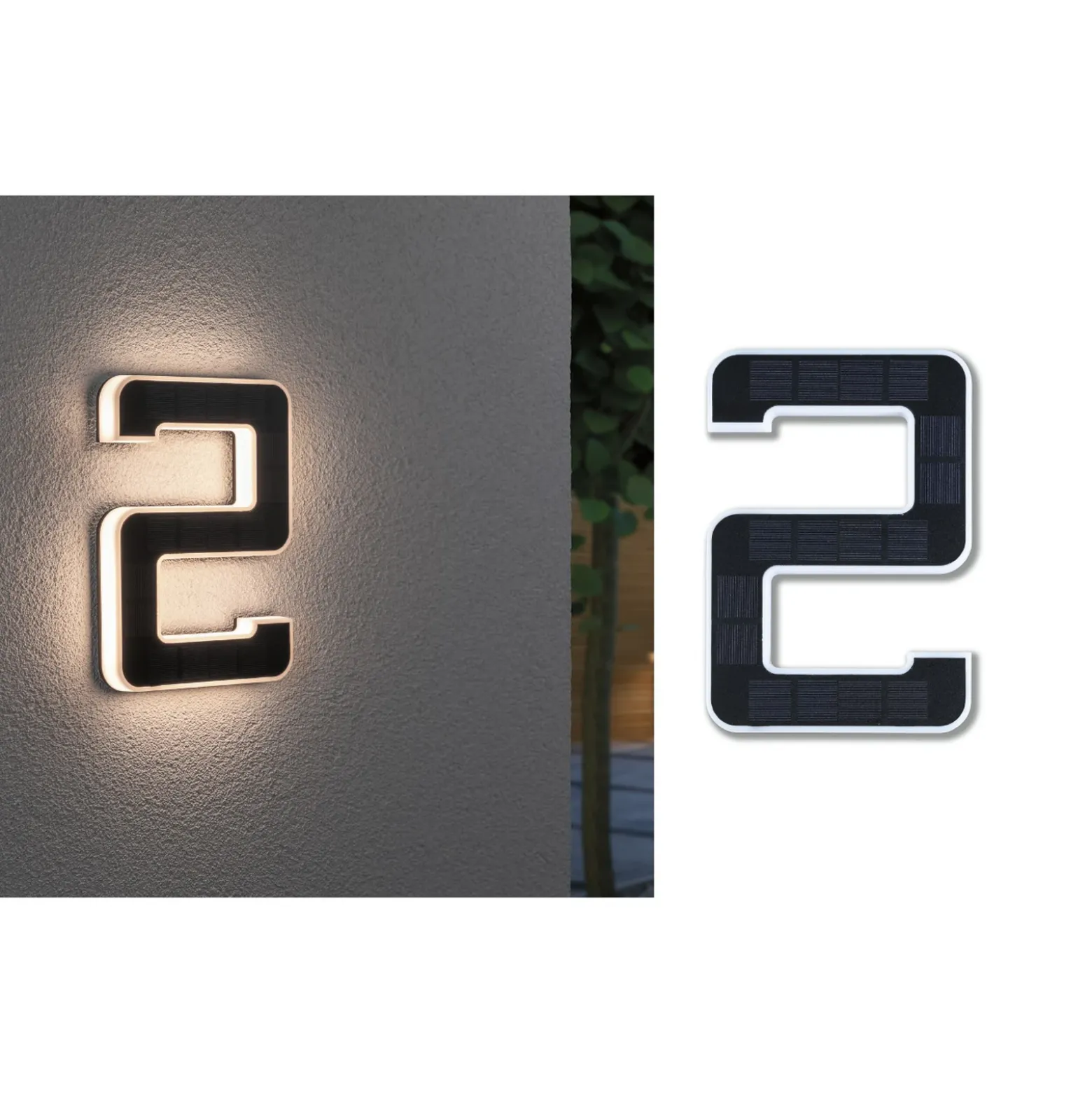 Paulmann número de casa LED solar 2