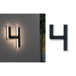 Paulmann número de casa LED solar 4