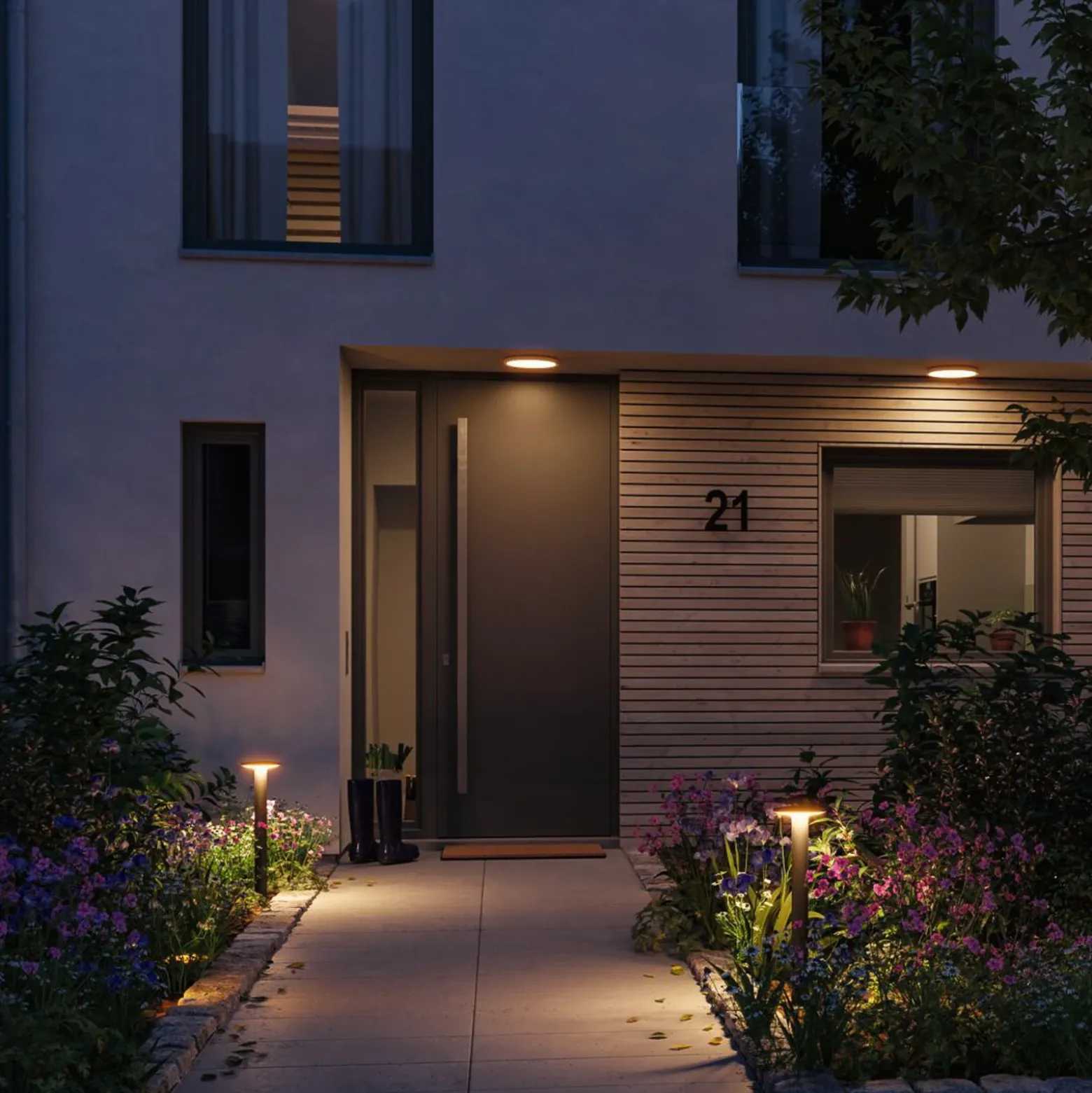 Paulmann Plat Bolardo luminoso LED ZigBee Tunable WHITE