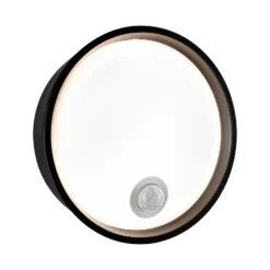 Paulmann Platomo aplique LED para exterior sensor negro