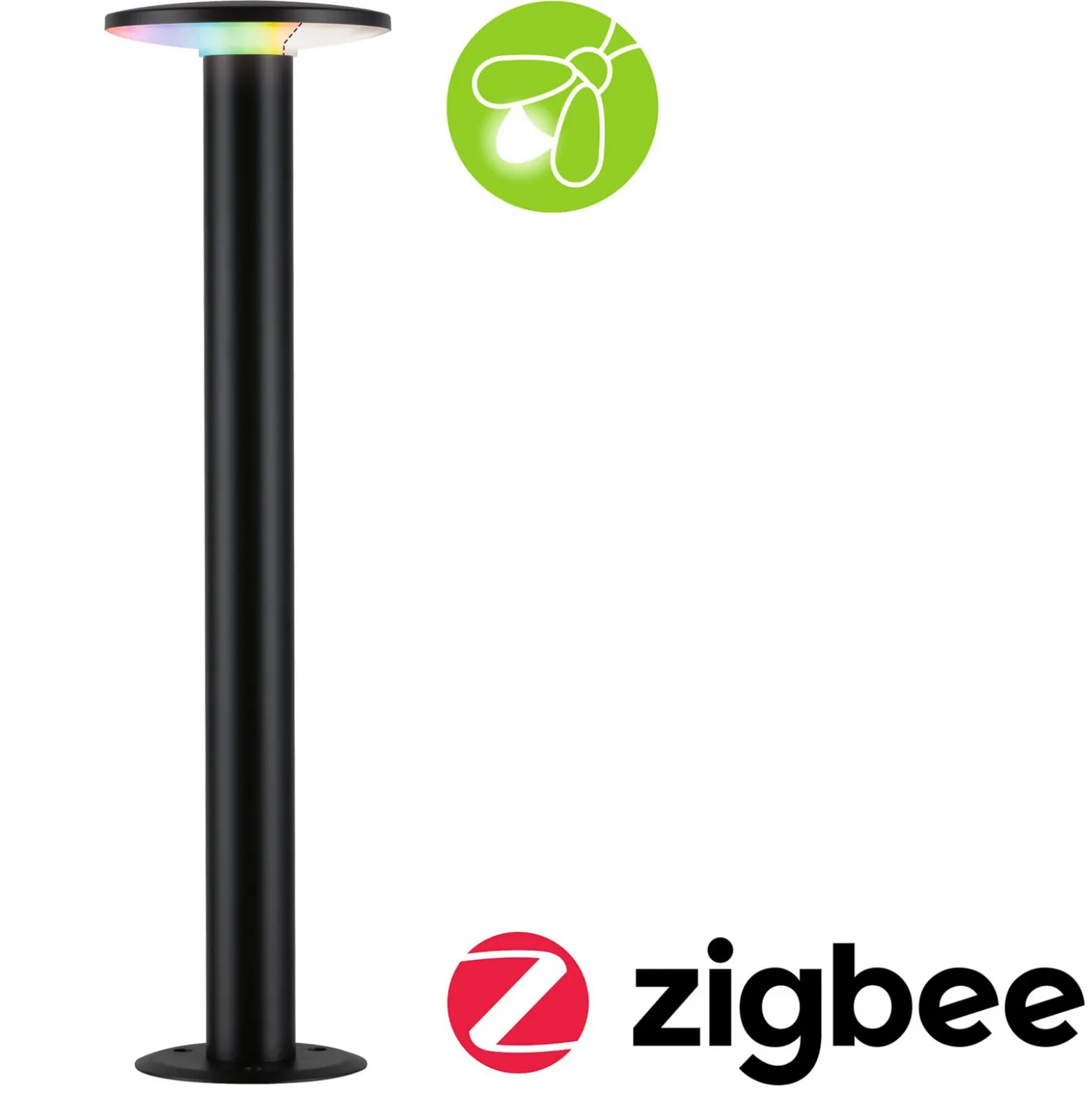 Paulmann Plat ZigBee RGBW Bolardo luminoso LED regulable