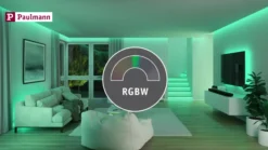 Paulmann Plat ZigBee RGBW Bolardo luminoso LED regulable