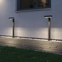Paulmann Plug & Shine, bolardo luminoso LED Ito, horizontal, IP65