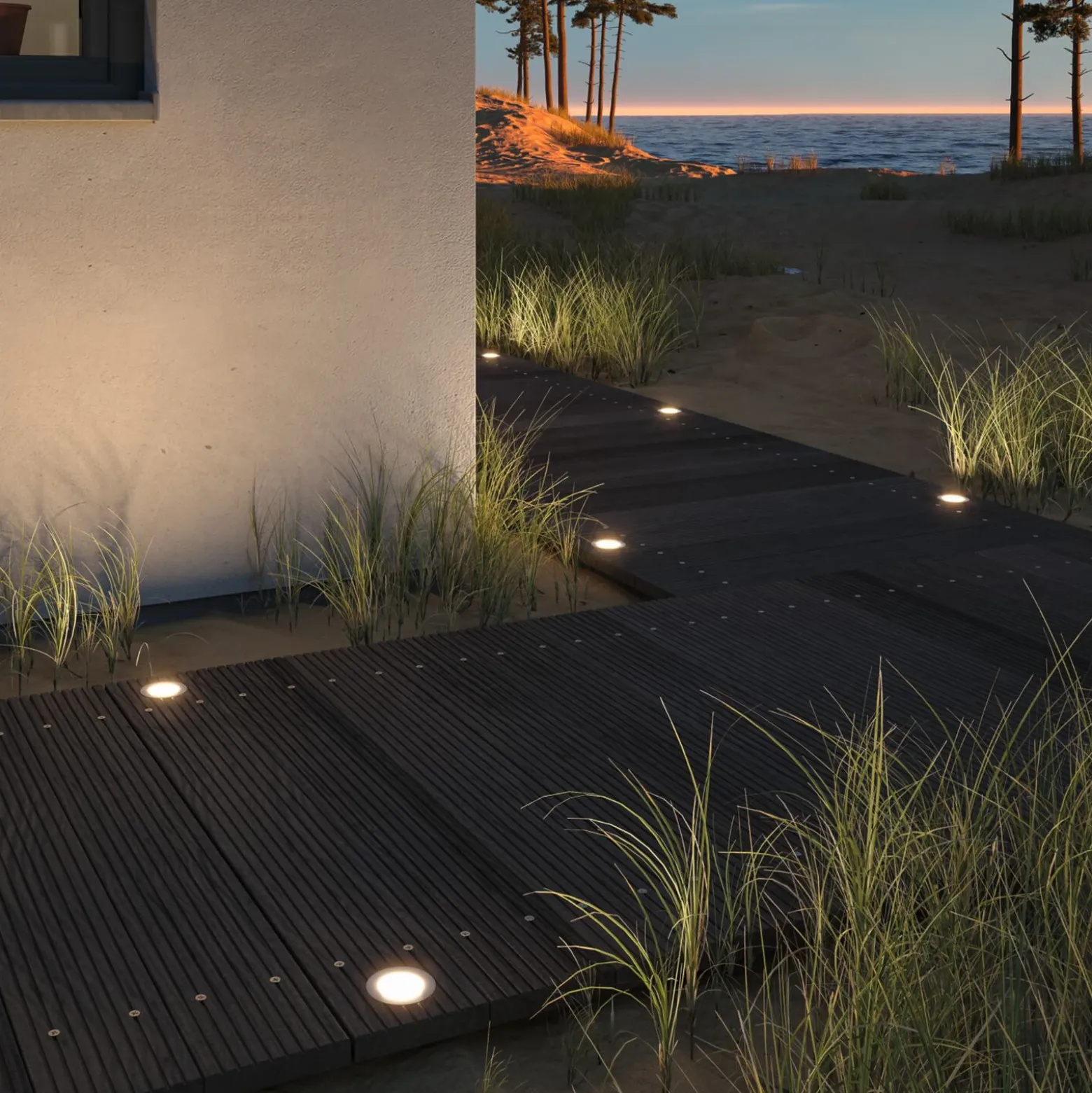 Paulmann Plug & Shine Foco empotrable de suelo 3 RGBW ZigBee
