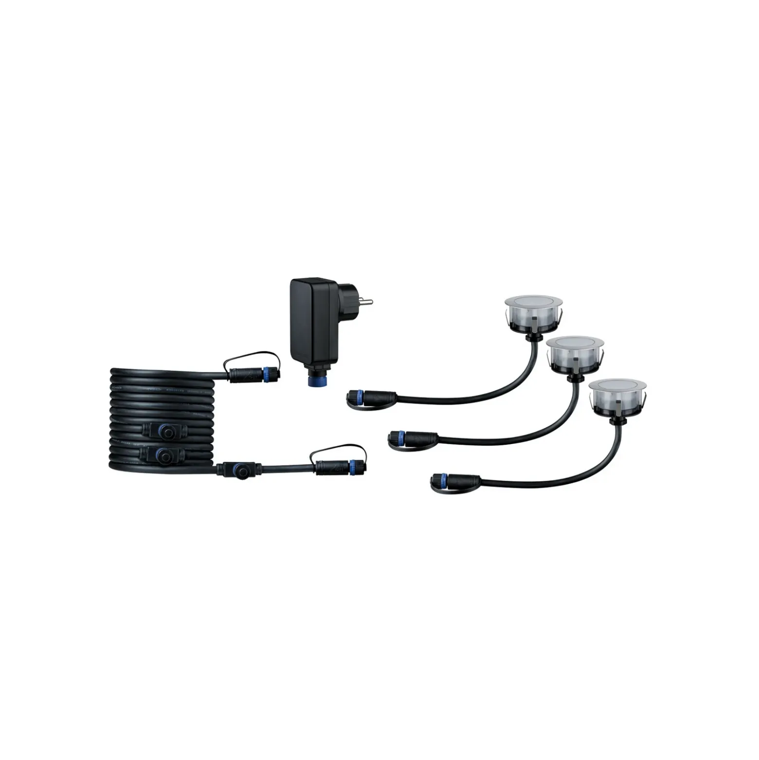 Paulmann Plug & Shine Foco empotrable de suelo 3 RGBW ZigBee